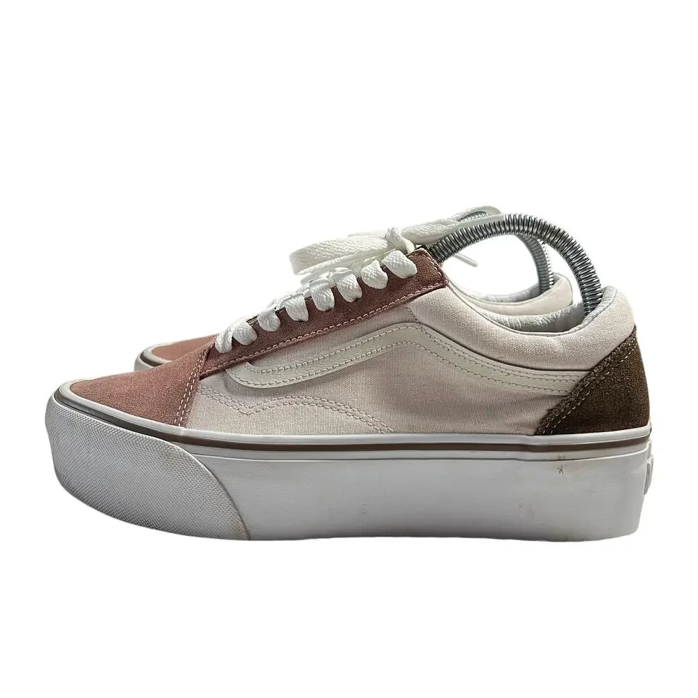 Vans Old Skool Stackform Platform Shoe Sneaker Earthy Blocking Size W9.5/M8